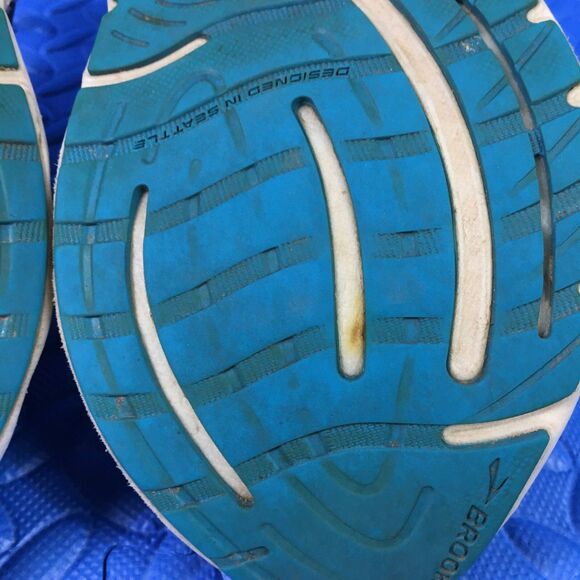 Brooks Glycerin GTS 20 Womens Running Shoes Blue Athletic Sneakers Size 7.5B - Picture 9 of 11